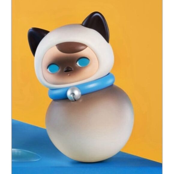 Pop Mart Pucky Roly-Poly Kitty Series Figurine - Siamese - Picture 3 of 16